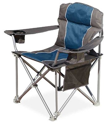 Blue Color, LivingXL Heavy-duty Portable Chair, Right View