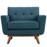 Azure Color, Modway Engage Armchair, Front