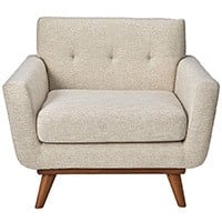 Beige Color, Modway Engage Armchair, Front