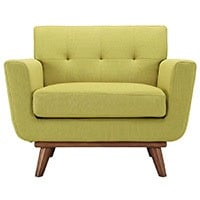 Wheatgrass Color, Modway Engage Armchair, Front