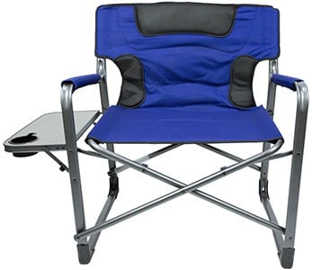 Blue Color, Ozark Trail XXL Director Chair, Front