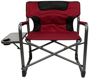 Red Color, Ozark Trail XXL Director Chair, Front