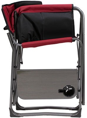 Folding Position, Ozark Trail XXL Director Chair, Red Color