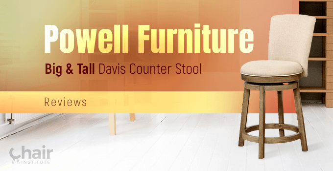Powell Furniture Big & Tall Davis Counter Stool