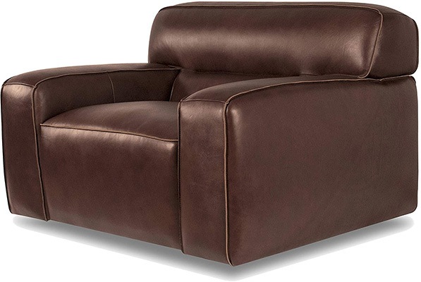Brown Color, Sunset Trading Milan Armchair, Right View