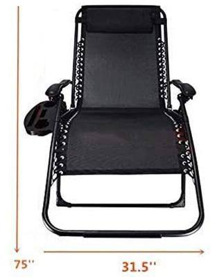 Ezcheer XL Zero-G Lounger, Best High Weight Capacity Beach Chairs, Dimensions