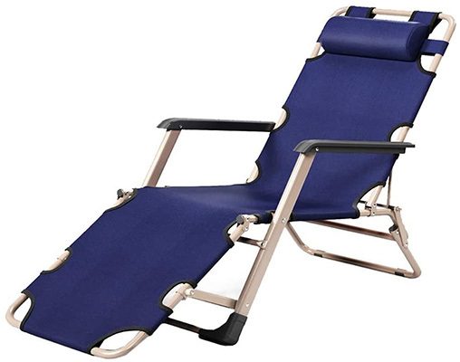 H.yina Oversized Zero-G Lounger Chair, Best High Weight Capacity Beach Chairs, Right View