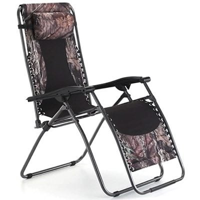 Camo Color, Oversized Zero-G Camp Chair, Left View