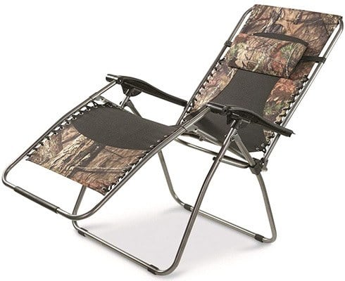 Zero Gravity Position, Oversized Zero-G Camp Chair, Camo Color