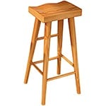 Best High Weight Capacity Outdoor Barstools, Ye Zi Solid Wood Outdoor Barstool, Small