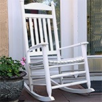 Oliver and Smith Heavy Duty Porch, Best High Weight Capacity Outdoor Rocking Chairs, Small