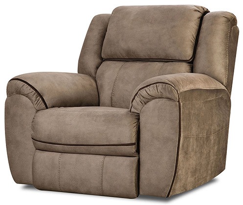 Tan Color, Simmons Osborn Rocker and Recliner, Right View