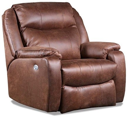 Brown Color, Southern Motion’s Hercules Recliner, Left View