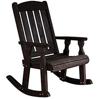 Semi-solid Black Stain, Amish Heavy Duty Mission Rocker, Color Variants