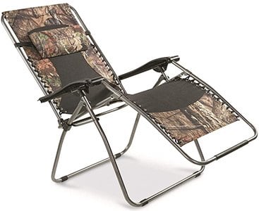 Camo Color, Guide Gear Oversized Zero-G Camp Chair, Left View