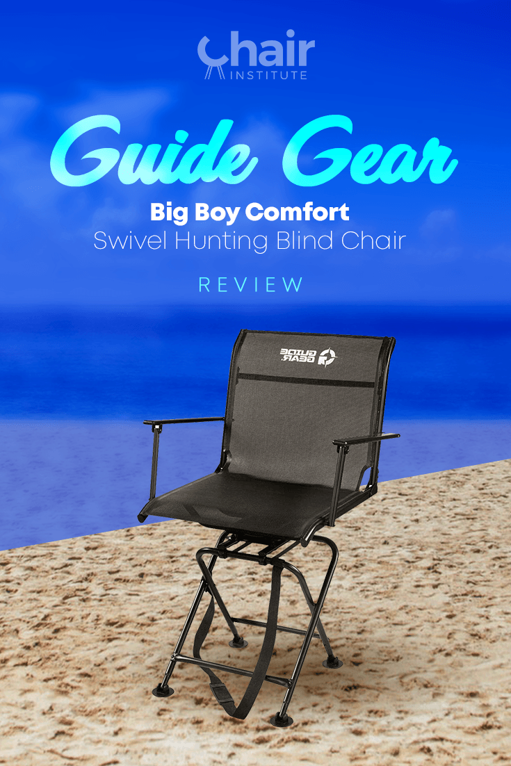 Big Boy Comfort Swivel Hunting Blind Chair Heavy Duty Steel Stable NEW 