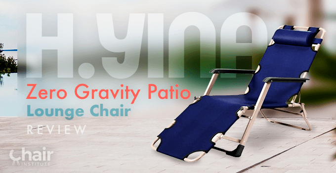 H.yina Zero Gravity Patio Lounge Chair