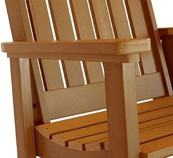 Fade resistant material, Stainless steel, Highwood Lehigh Outdoor Rocking Chair