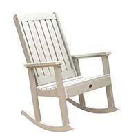 A smaller image of Highwood Lehigh Rocking Chair in Whitewash color.