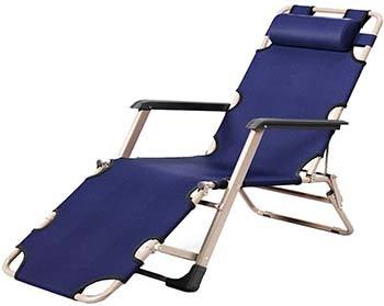 Blue, Foldable design, adjustable, Hyina Zero Gravity Patio Lounge