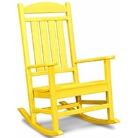 Lemon Color, Polywood R100BL Presidential Rocking Chair, Small