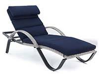 A small image of RST Cannes Chaise Lounge in Navy color