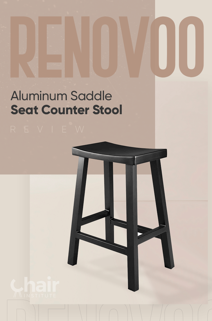 Renovoo Aluminum Saddle Seat Counter Stool Review
