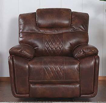 High density foam padding, solid wood frame, infinite comfort Sunset Trading Diamond Recliner