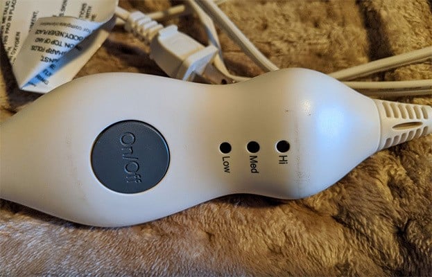 Electric Heating Pad, Treating Back Pain At Home, Remote