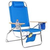 A small image of Big Jumbo Heavy Duty Beach Chair by BeachMall in Blue