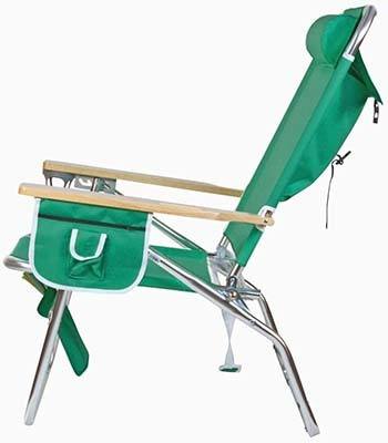 An image of Big Jumbo Heavy Duty Beach Chair by BeachMall in Green