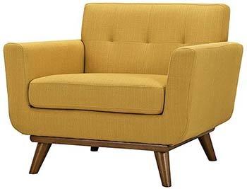 The Modway Engage Armchair with citrus upholstery