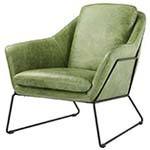 The Moe's Home Collection Club Chair in dark green