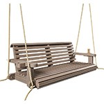 Porchgate Amish Heavy Duty Porch Swing With Ropes, Best High Weight Capacity Porch Swings, Small