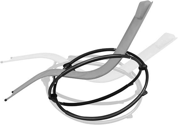 Gravity Position, GoPlus Outdoor Orbital Lounger, Grey Color