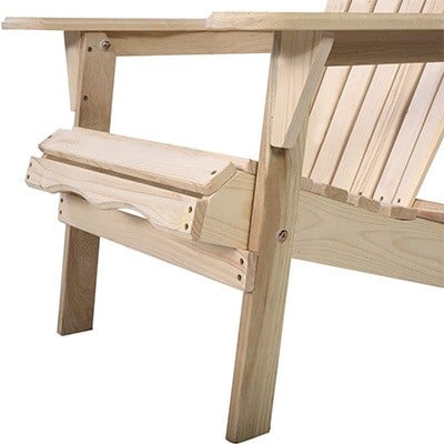Comfortable, WALCUT Foldable Adirondack Wood Chair, Wood Frame