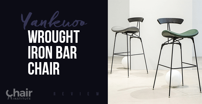 Yankuoo Wrought Iron Bar Chair