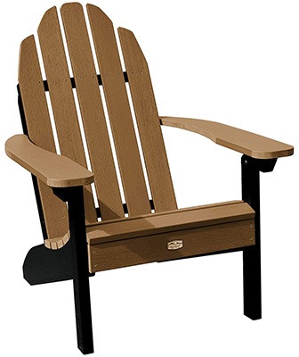 Caribou Color, Highwood Elk Outdoors Adirondack Chair, Left View