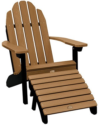 Caribou Color, Highwood Elk Outdoors Adirondack Chair, Right View