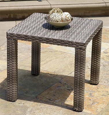 Tea/Coffee Table, RST Brands 6 Piece Outdoor Furniture Set, Charcoal Grey