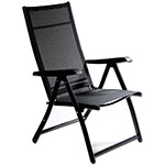 Black Color, TechCare Heavy Duty Adjustable Folding Chair, Small