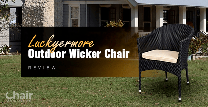 LUCKYERMORE Outdoor Wicker Chair