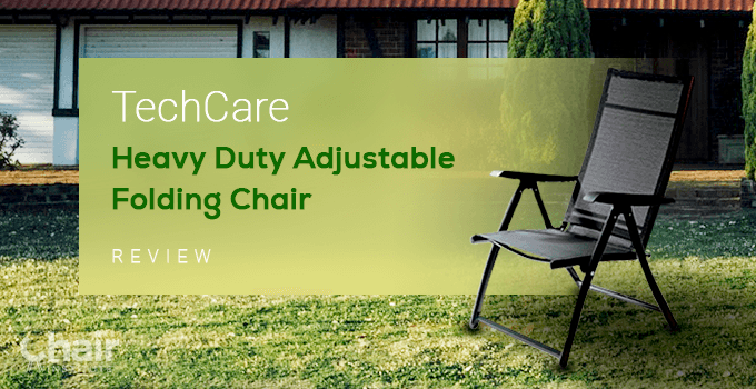 TechCare Heavy Duty Adjustable Folding Chair