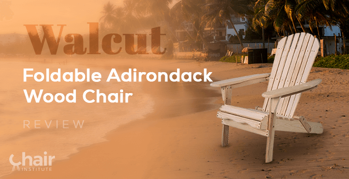 WALCUT Foldable Adirondack Wood Chair