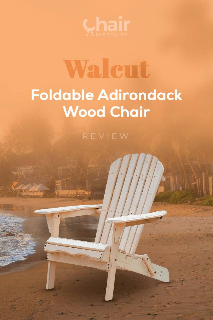 WALCUT Foldable Adirondack Wood Chair Review