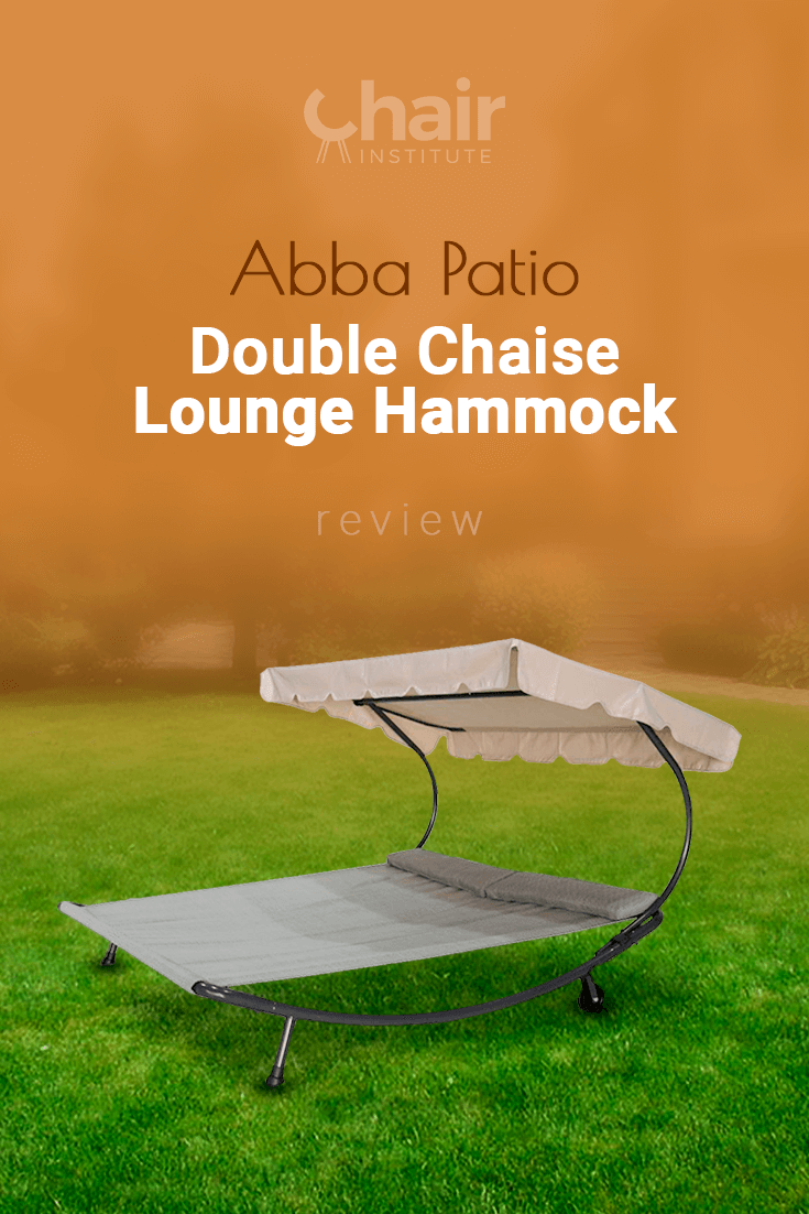 Abba Patio Double Chaise Lounge Hammock Review
