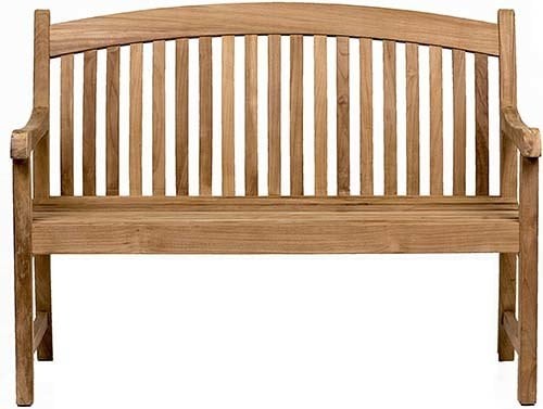 Amazonia Newcastle Patio Bench Front - Best High Weight Capacity Outdoor Bench