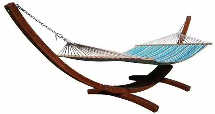 Sunnydaze Petra Wooden Hammock Stand