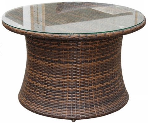 Tea/Coffee Table, Ohana 7 Piece Round Wicker Patio Furniture Set, Round Couch Set