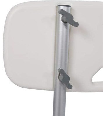 Seat Grip, Omecal Heavy Duty Shower Bath Chair, White Color